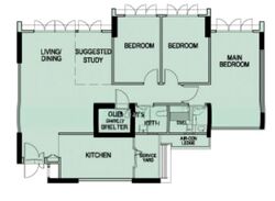 Blk 523A Tampines Greenleaf (Tampines), HDB 5 Rooms #560086491